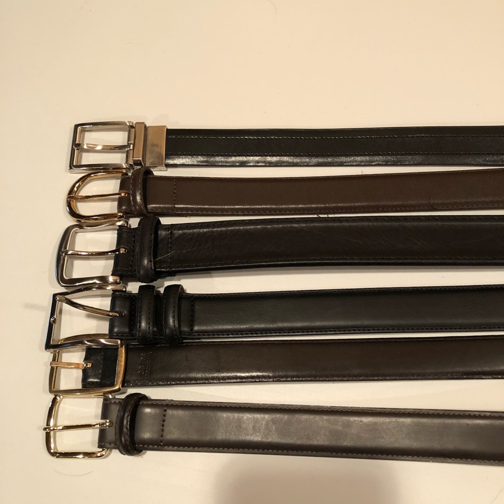 Various women’s belts.